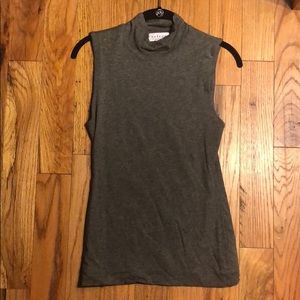 Short sleeve mock turtleneck